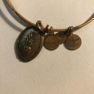 Alex and ani pineapple charm bracelet